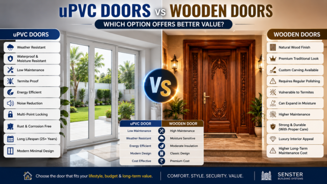 uPVC Doors vs Wooden Doors