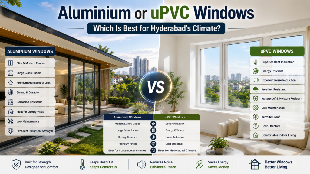 Aluminium or uPVC Windows