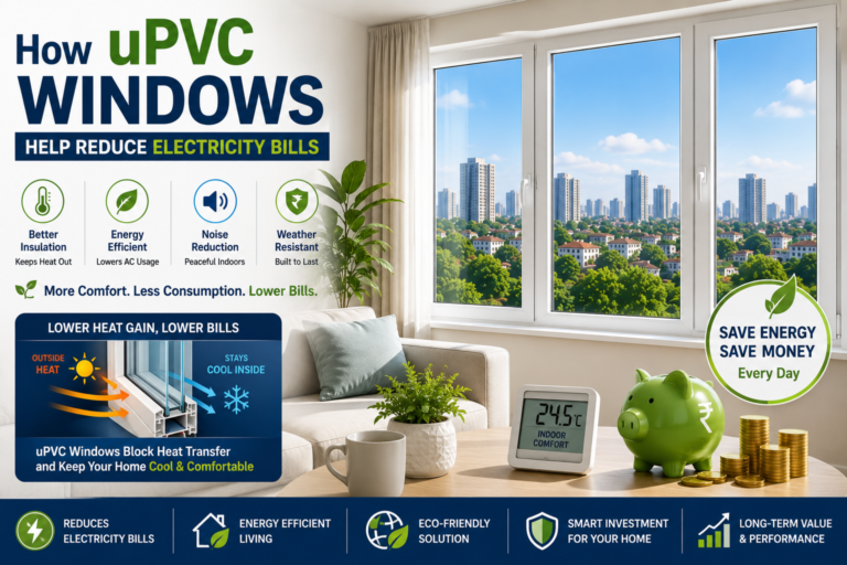 How uPVC Windows Help Reduce Electricity Bills