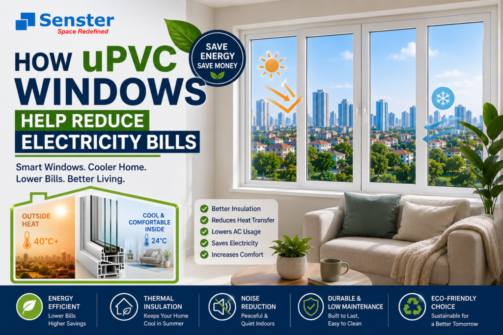 uPVC Windows Help Reduce Electricity Bills