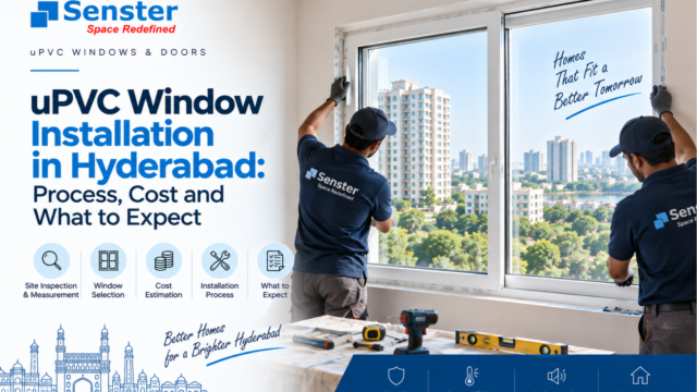 uPVC window installation